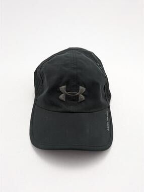 Mens Under Armour Coldblack Ultra-Lite Poly/ Elastine Black Golf Cap One Size